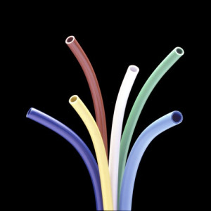PVC-Color-Chemieschlauch - zöllig, Shore 90 Innen-: 7/16" Zoll / Außen-: 9/16" Zoll / Farbe: weiß / Einheit: 30 m