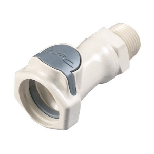 PSU-Schnellverschlusskupplung, NW 13,2 mm Anschluss: A-Gewinde NPT 1/2" / Ventil: ohne / Länge: 73 mm / Einheit: 1 Stück