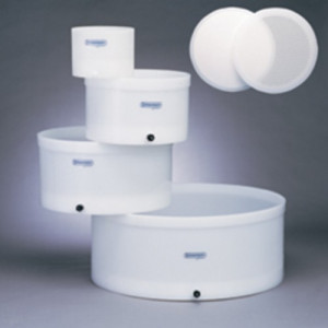 Büchner-Trichter aus HDPE - Tischmodell -Filter: 610 mm / Gesamthöhe: 330 mm / Innenhöhe: 267 mm / Einheit: 1 Stück