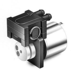 Mikro-Membran-Förderpumpe für Gase bis 0,40 l/min. mit Niederspannungsantrieb max. Förderleistung: 0,4 l/min. / Endvakuum: 550 mbar / Spannung: 2,5=