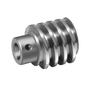 Präzisions-Hohlschnecke Achsabstand: 31 mm / Gangzahl: 3 / Steigungswinkel: 7°49' Grad / Kopfkreis  (da): 18,04 mm / Wirkungsgrad: 0,55 Eta / Übers