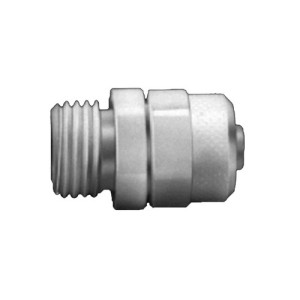 Gerader-Verbinder mit Außengewinde aus POM Schlauch Innen-: 4 mm / Schlauch Außen-: 6 mm / Außengewinde: G 1/4" / l1: 8 mm / L: 25 mm / SW: 14 mm