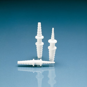Gerade-Reduzier-Schlauchtülle aus PP Schlauch Innen- (A): 4 - 8 mm / Schlauch Innen- (B): 8 - 12 mm / Einheit: 5 Stück