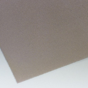 Schaumstoff-Platte aus PEUR Stärke: 25 mm / Abmessung: 700 x 1000 mm / Einheit: 1 Stück
