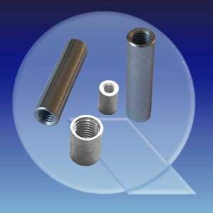 Distanzhülse aus Stahl - rund, Innengewinde Innengewinde: M6 x 1 / D: 10 mm / L: 35 mm / Einheit: 25 Stück