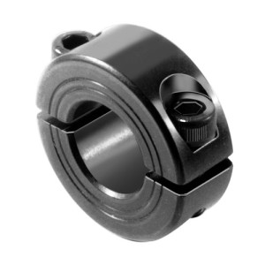 Klemmring - geteilt d1: 23 mm / d2: 45 mm / R: 50,8 mm / b: 15 mm / Schraubengröße: M6 x 16 / Werkstoff: Aluminium / Gewicht: 44 g / Einheit: 5 Stüc