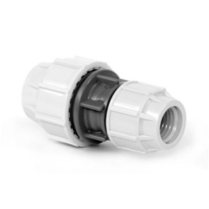 Gerader-Reduzier-Rohrverbinder aus PP - makro Rohr Außen- (A): 20 mm / Rohr Außen- (B): 16 mm / Einheit: 5 Stück