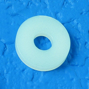 Unterlegscheibe aus PA ( 2,2 - 20,5) für Gewinde: M4 / d: 4,2 mm / D: 10 mm / h: 0,8 mm / Einheit: 50 Stück