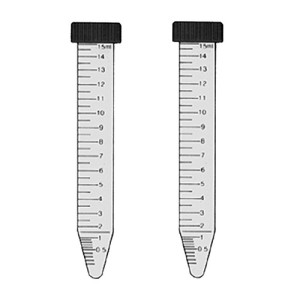 Einweg-Zentrifugenröhrchen RZB-Wert: 1.800 / Inhalt: 15 ml / Höhe: 122 mm / Außen-: 23 mm / Ausführung: steril, mit Kappe / Werkstoff: PS / Einheit