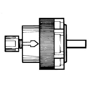 Filterhalter aus PFA Typ: 5 / -Filter: 47 mm / max. Betr.-Druck: 1,7 bar / Farbe: orange / Einheit: 1 Stück