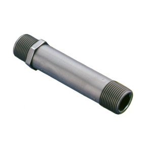 Verlängerung mit Außengewinde aus PP-glasfaserverstärkt Außengewinde: G 3/4" / d: 18 mm / l1: 21 mm / L: 151 mm / SW: 27 mm / Einheit: 5 Stück
