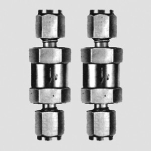 Rückschlagventil aus Messing oder Edelstahl NW: 9,6 mm / Öffnungsdruck: 0,07 bar / Rohr Außen-: 3/8" Zoll / Werkstoff: Edelstahl / Einheit: 1 Stück