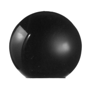 Kugelknopf aus Kunststoff Gewinde (M): M12 x 1,75 / D: 50 mm / d1: 28 mm / H: 46 mm / h: 18 mm / Gewicht: 106,4 g / Einheit: 5 Stück