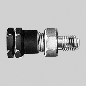 Gerader-Verbinder mit Außengewinde aus PTFE Schlauch Außen-: 1,6 mm / Größe: C / Werkstoff Muttern: PCTFE / Einheit: 1 Stück