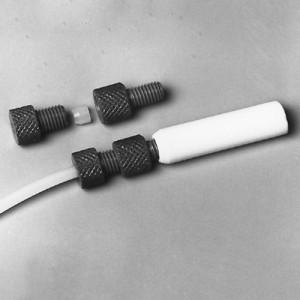 Zylinderfritte aus UHMW-PE Porengröße: 20 &micro;m / Außen-: 10,5 mm / max. Durchfluss Flüssigkeiten: 500 ml/min. / Ausführung: Ersatz-Fritte / Ein