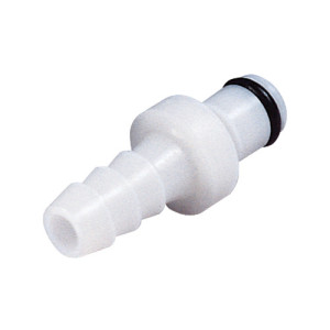 POM-Schnellverschluss-Stecker, NW 3,2 mm Anschluss: Tülle 1,6 mm / Ventil: ohne / Länge: 20 mm / Einheit: 1 Stück