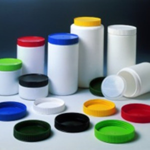 RCT-Zubehör: Deckel aus HDPE mit Dichtung zu Verpackungsdosen - unifarbig Passend für: 250 / 500 / 750 / 1000 ml / Farbe: rot / Einheit: 1 Stück