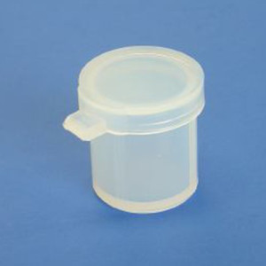 Probengefäß aus PFA - mit Schnappdeckel Inhalt: 5 ml / Abmessung Probengefäß xH: 21 x 23 mm / Einheit: 2 Stück
