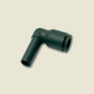 Winkel-Steckverbinder mit Koppelrohr Schlauch Außen-: 4 mm / D: 8,5 mm / L: 19 mm / L1: 14 mm / L2: 26 mm / Einheit: 5 Stück