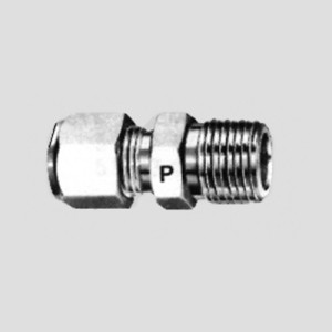 Gerade-Rohrverschraubung mit Außengewinde aus Messing oder Edelstahl Rohr Außen-: 1/4" Zoll / Außengewinde: NPT 1/8" / Werkstoff: Edelstahl / L: 32