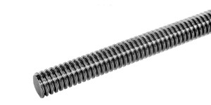 Trapezgewinde-Spindel aus Edelstahl Drehrichtung: eingängig rechts / Außengewinde: Tr. 18x4 / min. Kern-: 12,8 mm / min. Flanken-: 15,64 mm / max.