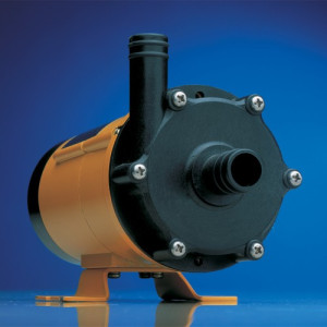 Magnetgekuppelte Kreiselpumpe ETFE max. Förderleistung: 120 l/min. / max. Förderhöhe: 11 mWS / Motordrehzahl: 2900 UpM / Leistungsaufnahme: 370 W /