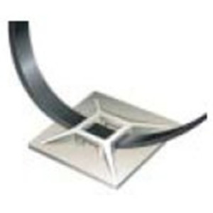 Riemensockel aus PA - klebend Bandbreite: 3,2 mm / H: 3,2 mm / l1: 12,5 mm / Einheit: 50 Stück