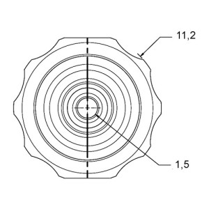 Luer-Schlauchadapter (männlich) für weiche Schläuche Schlauch Innen-: 1/16" Zoll / Schlauch Innen-: 1,6 mm / Werkstoff: PA 6.6 / Einheit: 10 Stück
