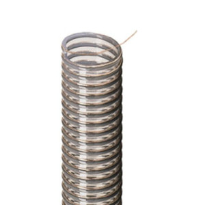PUR-Saug- und Druckschlauch - FDA-konform Innen-: 38 mm / Außen-: 46 mm / max. Betr.-Druck: 7 bar / Einheit: 1 m