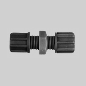 Gerader-Verbinder aus PP oder PVDF Schlauch Innen-: 4 mm / Schlauch Außen-: 6 mm / L: 39 mm / SW: 14 mm / Werkstoff: PVDF / Einheit: 5 Stück