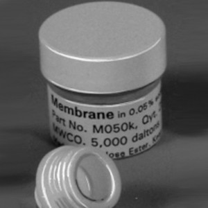 Dialysemembran für Biochem-Dialyser-Systeme Werkstoff: Cellulose (regen.) / Trenngrenze: 5 kDalton / Dialysier-Volumen: 250 - 1500 &micro;l / -Filt
