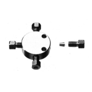 Kreuz-Kapillarenkupplung aus Edelstahl Rohr Außen-: 1/16" Zoll / NW: 0,25 mm / Einheit: 1 Stück