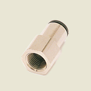 Gerader-Steckverbinder mit Innengewinde Schlauch Außen-: 10 mm / Innengewinde: G 3/8" / H: 36 mm / l1: 14 mm / SW: 19 mm / Einheit: 3 Stück