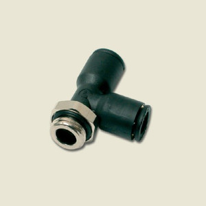 T-Steckverbinder mit Außengewinde-G - asymmetrisch Schlauch Außen-: 14 mm / Außengewinde: G 3/8" / D: 25,5 mm / H: 74 mm / L: 33,5 mm / SW1: 24 mm