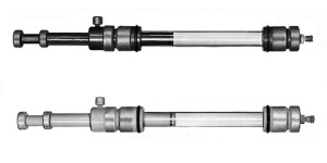 Chromatographie-Säule mit Verteilerstempel Typ: ST / Innen- Säule: 9 mm / Länge: 600 mm / max. Betr.-Druck: 12 bar / Säulenvolumen: 38 ml / Einheit