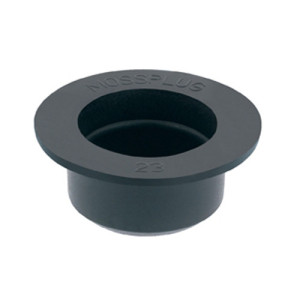 Stopfen aus PVC-P (Weich-PVC) - Standard d: 18 mm / D: 28 mm / d1: 15 mm / H: 14 mm / Einheit: 50 Stück