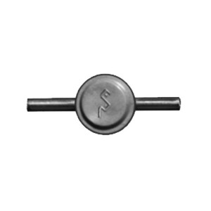 Mikro-Verbindungsstück Schlauch Innen-: 0,9 mm / NW: 0,6 mm / Farbe: blau / Einheit: 10 Stück