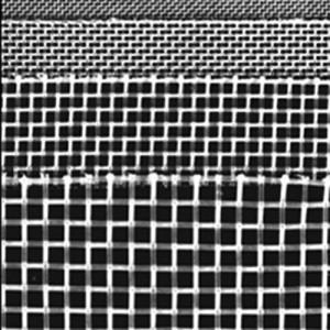 Siebgewebe aus rostfreiem Stahl SS 314 Maschenweite: 500 &micro;m / -Faden: 195 &micro;m / Offene Fläche: 55 % / Abmessung: 20 x 29 cm / Einheit: 1