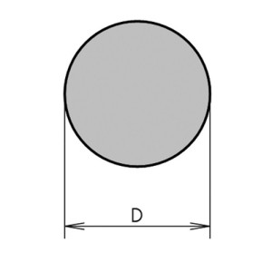 Moosgummi-Rundschnur aus CR Außen-: 18 mm / Toleranz: ±1,6 mm / Gewicht: 165 g/m / Einheit: 3 m