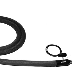 PTFE-Heizschlauch für die Chemie- und Industrietechnik Innen-: 6 mm / Außen-: 8 mm / Innengewinde: R 1/4" / max. Temp.: 200 &deg;C / Länge: 1 m /