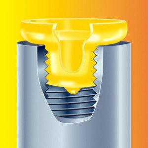 Flexiplug aus PVC-P (Weich-PVC) - hochtemperatur d: 11,8 mm / d1: 7,5 mm / für Gewinde: M12:UNF 1/2" / Einheit: 25 Stück