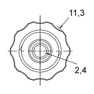 Luer-Lock-Schlauchadapter (männlich) für weiche Schläuche Schlauch Innen-: 1/8" Zoll / Schlauch Innen-: 3,2 mm / Werkstoff: PP / Einheit: 15 Stück