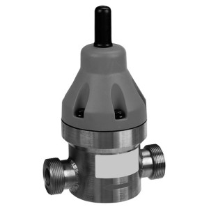 Druckhalteventil aus Edelstahl - rückdrucksicher NW: 25 mm / Außengewinde: G 1 1/2" / d: 32 mm / Werkstoff Dichtung: PTFE / Einheit: 1 Stück