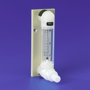 Durchflussmesser für Flüssigkeiten Messbereich Flüssigkeiten: 10 - 100 l/h / -Messrohr: 17 mm / Länge Messrohr: 75 mm / Werkstoff: PFA / Innengewin