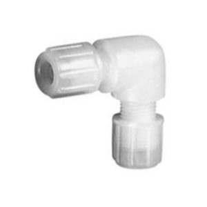 Mikro-Winkel-Verbinder aus PVDF Schlauch Außen-: 1 mm / D: 12 mm / L1: 28 mm / Einheit: 2 Stück