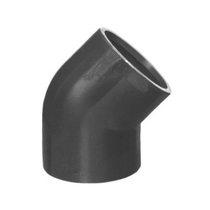 Winkel-Verbinder 45° mit Klebemuffe aus PVC-U d: 32 mm / D: 41 mm / PN: 16 bar / Einheit: 10 Stück