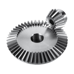 Kegelrad aus Stahl Modul: 0,5 / Zahnbreite (b): 3 mm / Werkstoff: 11SMnPb30 / Bohrung (B): 4 mm / Übersetzung (x:1): 3 / Zähne: 45 / passendes Gegen