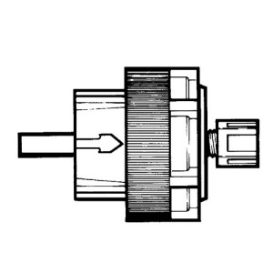 Filterhalter aus PFA Typ: 2 / -Filter: 47 mm / max. Betr.-Druck: 1,7 bar / Farbe: orange / Einheit: 1 Stück