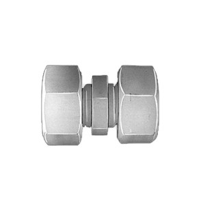 Gerader-Rohrverbinder aus PVDF Rohr Außen-: 4 mm / L: 35 mm / SW1: 17 mm / SW2: 17 mm / Einheit: 1 Stück