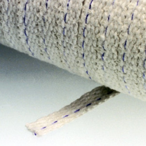 Keramikgewebe-Band - asbestfrei Breite: 40 mm / Stärke: 2 mm / Einheit: 5 m